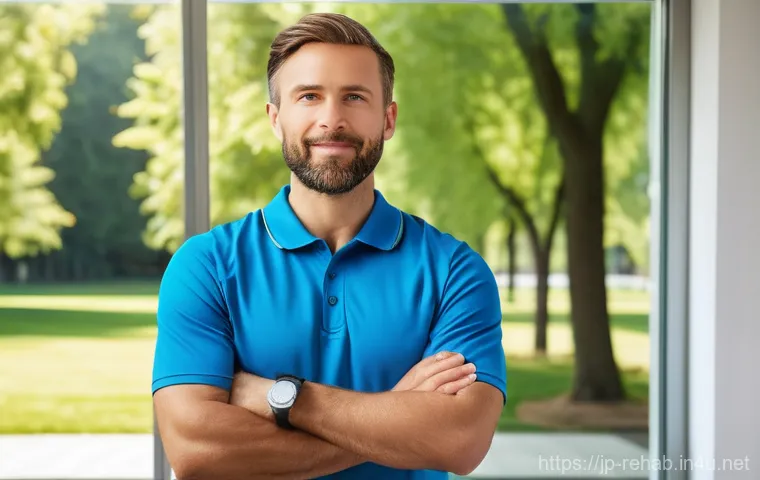 스포츠재활사의 스트레스 관리법 - **"Early Signs of Burnout in a Sports Rehabilitation Therapist"**
    Generate an image of a young t...