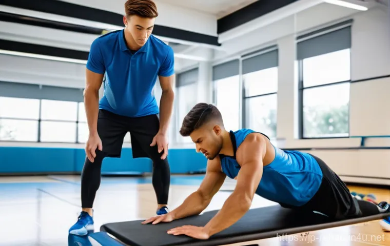 스포츠재활사의 자격요건 - Prompt 1: Diverse Expertise in a Modern Rehabilitation Setting**