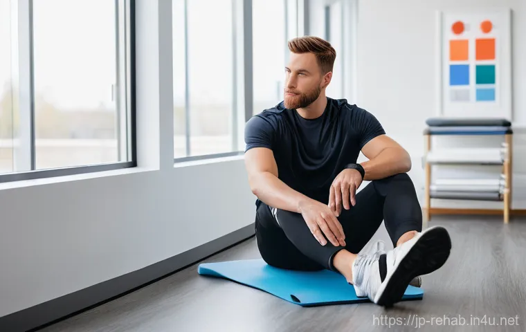 스포츠재활사 학술 대회 참석 후기 - **Prompt:** "A dynamic scene in a cutting-edge rehabilitation center, featuring a young adult athlet... 스포츠재활사 학술 대회 참석 후기 - **Prompt:** "A dynamic scene in a cutting-edge rehabilitation center, featuring a young adult athlet...