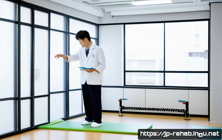 스포츠재활사 연봉 비교  국내 vs 해외 - A modern sports rehabilitation clinic in Japan featuring a professional male therapist wearing a whi...